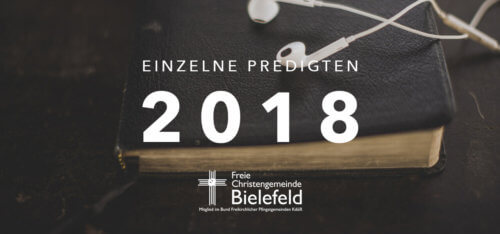Einzelne Predigt 2018